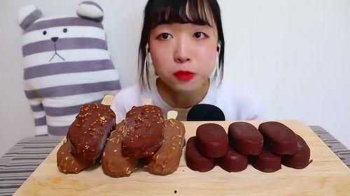 韩国吃瓜吃冰棍视频